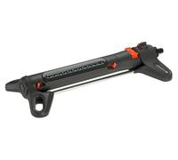 Aspersor oscilante Gardena AquaZoom S: aspersor para regar superficies de entre 9 y 150 m², radio de alcance 3-15 m, amplitud de riego 3-10 m, filtro de metal integrado (18710-20)