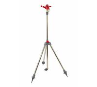 Aspersor pulsante en trípode - AWTOOLS - 80 a 120 cm - 0 a 360 - Metal y plástico - Conexión rápida estándar