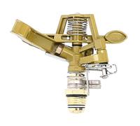 SATURNIA Aspersor Riego Regulable Metalico Sectorial Toma 1/2" Fabricado En Zinc, Riego De Jardines / Cesped