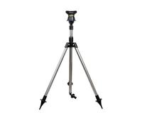 Aspersor rotatorio de riego con trípode telescópico de acero inoxidable para una amplia cobertura de áreas en jardines (A)