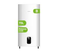 Aspes Termo Eléctrico 80 Litros, AT8000DDW. 2000W, Kit de Montaje Incluido, Resistencia de Acero Esmaltado, Termostato Digital, Temperatura Máx 93 º, Blanco nergética B
