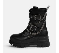 Aspha Lace Up Biker schwarz 39