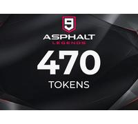 Asphalt 9: Legends - 470 Tokens Direct Top-Up - GLOBAL