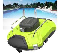 Aspirador automático de piscina, robot de limpieza inalámbrico para piscinas sobre el suelo de hasta 80 m² con fuerte succión