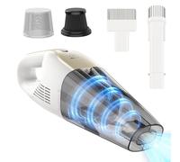 Aspirador Coche sin Cable 9500Pa - Aspiradora de Mano Potente para Sólidos y Líquidos, Mini Aspiradora Portátil Recargable con Luz LED, Filtro HEPA Lavable, para Hogary Automóvil