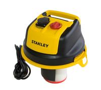 Aspirador de agua y polvo con carro STANLEY 1200 W depósito 20 L con toma de corriente portátil