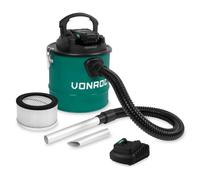 Aspirador de cenizas inalámbrico 20V - 2.0Ah - depósito de 12L | In atería y cargador rápido