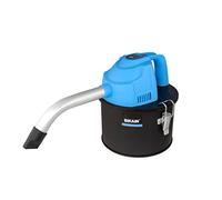 Aspirador de Cenizas Portatil para Pellet - Diseño Compacto - 600W Potencia y Capacidad de 4L - Sistema de Limpieza con Filtro HEPA - Cuba de Acero Inoxidable - Limpieza Chimeneas y Pellet - Bikain