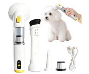 Aspirador de cepillo para perros | Multifuncional Peine Depilatorio | Aspirador de pelo de perro al cambiar pelo | para coleccionistas, coches, oficinas, dormitorios, caravanas, salones, dormitorios
