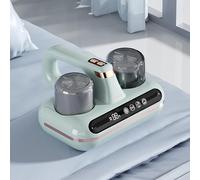 Aspirador de colchón inalámbrico, succión Fuerte de 16 KPa y bajo Nivel de Ruido con UV-C y ultrasónico, Aspirador de Mano para Cama, sofá, Alfombra, depilación de Mascotas Green