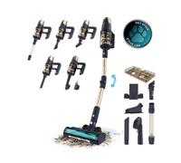 Aspirador de escoba cecotec conga rockstar rx70 aquapet flex genesis 780w + kit de accesorios negro/dorado
