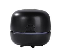 Aspirador de escritorio de carga USB con boquilla de aspiradora, cepillo de limpieza desmontable, portátil, pequeño, diseño de ahorro de espacio, recargable con potente motor y boquilla estrecha para