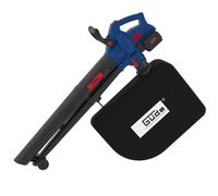 Güde Aspirador de hojas LS 36-302-30 (36 V, función de aspiración 480 m³/h, función de soplado 230 km/h, VarioSpeed, tasa de función de trituración 8:1, saco de 45 l, ruedas, incluye 2 x 18 V cada 3,0