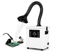 Aspirador de Humo para Soldadura, Aspiración Máx. 260 m³/h, Eliminación de Partículas del 99,6%, Extractor de Humos Portátil para Soldadura, Grabado Láser, Impresión 3D y Reparación Electrónica