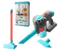 Aspirador de Juguete | Juego Educativo de Limpieza de Imitación | Aspirador Juguete Sin Cable con Escoba De Limpieza - para Juego De Roles Y Aprendizaje Temprano, Regalo