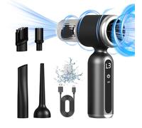 Aspirador de Mano,9300Pa Mini Aspirador Recargable,Aspiradoras de Mano Coche 2 en 1, Aspirador sin Cable para Coche,para Uso en la Oficina,el hogar,la Cocina cocinas y vehículos