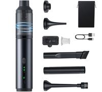 Aspirador de Mano, Aspiradora de Mano 16000PA con Motor sin Escobillas de Alto Rendimiento, Aspirador sin Cable con Accesorios, Aspirador de Mano Potente para Sofá en Casa, Coche, Mesa de Oficina