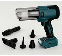 Aspirador de mano inalámbrico compatible con batería Makita 18 V (sin batería), 100 W, 10000 Pa, aspiradora portátil sin escobillas con 5 boquillas para coche, hogar y oficina