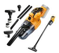 Aspirador de mano inalámbrico compatible con Dewalt 18 V 16000 Pa con 4 boquillas y depósito de polvo de 0,75 litros para suelos duros, alfombras, pelo de mascotas y coches