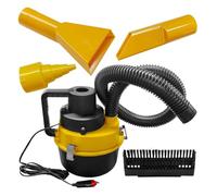 Aspirador de Mano Para Automóvil, Aspiradora en Seco y Húmedo Para Automoción Multiusos con 3 Boquillas, Cc de 12 V, Plumero Portátil Para Interior de Vehículo Para Auto, Oficina, Piso del Hogar