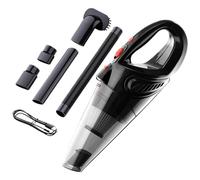Aspirador de Mano para Coche y Hogar, Aspirador de Coche Inalámbrico con Potente Succión 5500Pa, 20 Minutos de Autonomía, Filtro Lavable para Pelo de Mascotas, Polvo, Migas, Negro