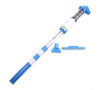 Aspirador de piscina de mano inalámbrico recargable para spas y estanques pequeños, succión de desechos 3 en 1 con cerdas de rodillo