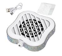 Aspirador De Polvo De Uñas - Herramienta de Limpieza Potente y Silenciosa | Colector De Polvo Con 10 Filtros Y Succión Ajustable - Para Manicura En Casa O Salón Y Principiantes