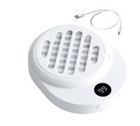 Aspirador de polvo de uñas | Máquina extractora para manicura 6000 rpm, aspiradora para uñas con pantalla LED - para casa, salón, oficina, belleza ocasional, comercial, profesionales y principios