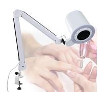 Aspirador de Polvo para Uñas para Pedicura y Manicura con LED Regulable, Aspirador Profesional de 80W para Uñas de Gel Acrílico, Uso Doméstico, Bajo Nivel de Ruido,Version 1.0(Version 1.0)