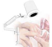 Aspirador de Polvo para Uñas para Pedicura y Manicura con LED Regulable, Aspirador Profesional de 80W para Uñas de Gel Acrílico, Uso Doméstico, Bajo Nivel de Ruido,Version 1.0(Version 2.0)