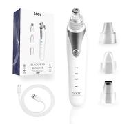 Aspirador de puntos negros eléctricos, limpiador de los poros Vacuum, Blackhead Remover profesional, eliminación de puntos negros en la nariz y en la cara quemadores, LED Display, cargador USB-SODY