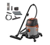 Black+Decker Aspirador Multiuso BXVC20XTE de sólidos y líquidos con Toma para Herramientas eléctricas integrada (1400 W, 20 l)