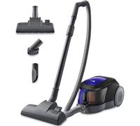 LG VC5506NHTB - Aspirador sin Bolsa 650W, Sistema Ciclónico Elipse, Aspiradora Tubo Telescópico, Regulación Potencia, Depósito 1,1L, Especial alfombras y Suelos Duros, Azul