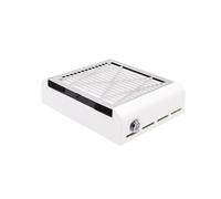 Aspirador de uñas 150W, recolector polvo , Material profesional, Extractor , ventilador for manicura, absorbente Para salón y hogar(White)