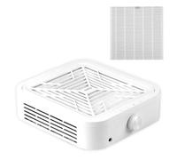 Aspirador De Uñas De 120 W, Extractor De Polvo Para Uñas, Máquina Recolectora De Polvo De Uñas Con Filtro Reutilizable Para Técnicos De Uñas Aspirador Silencioso Para Uñas, Aspirador De Mesa Potente