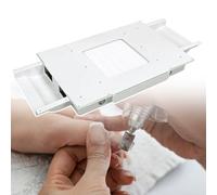 Aspirador De UñAs Potente De 100 W, Aspirador De Escritorio Integrado, Filtro Colector De Polvo De UñAs Con Ventilador Turbo, Para SalóN De Manicura