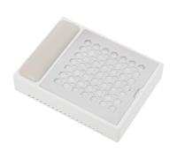Aspirador de uñas profesional para uñas, 56 W, aspiración de polvo con filtro para salón de uñas y hogar, color blanco