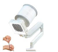 Aspirador de uñas universal de escritorio, aspirador vertical con luz LED, succión ajustable, soporte metálico de ángulo ajustable, colector de polvo profesional para salón de uñas en casa.