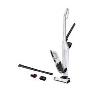 Bosch Serie 4 BBH32551 aspiradora de pie y escoba eléctrica Aspiradora escoba 2 en 1 Batería Secar Sin bolsa 0,4 L Metálico, Blanco