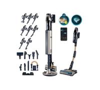 Cecotec Aspiradora Escoba sin Cable con Base Autovaciado Conga Rockstar RZ90 AI AquaPet Flex Connected. 310AW, 850W, IA y App, Tubo Flexible, Autonomía 110mins, Cepillo Animales, Accesorio Fregado