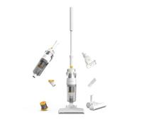 Newlux - Aspirador Escoba con Cable 2en1 V900, Vertical y de Mano, 800W, Depósito 2L, 16.5 Kpa y Triple Sist. Filtrado (F.HEPA) | Accesorio Mascotas | Eficiencia Energética A (Blanco)