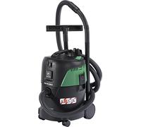 HiKOKI Aspiradora de Agua y Polvo - 21 L, 1000 W, Clase L, 3,6 m³/min, Cable de 7,5 m - Incluye Accesorios, para Construcción y Talleres