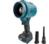 Aspirador inalámbrico 2 en 1 compatible con batería Makita de 18 V (sin batería), aspiradora eléctrica sin escobillas con 4 niveles e iluminación LED para coche, hogar, oficina y cocina
