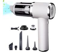 Aspirador Inalámbrico Para Coche - Filtro Lavable Y Sin Cable - Aspiradora de Mano para Vehículos | Para Grava, Pelo De Mascota, Recortes De Papel, Polvo, Salpicadero, Asientos, Alfombra, Sala De Esta