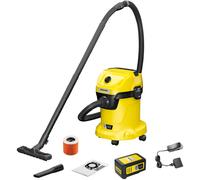 Aspirador Inalámbrico WD 3-18 17L 270W (Amarillo/Negro) - KARCHER