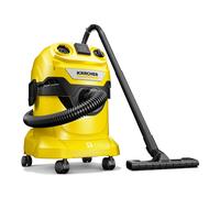 Aspirador industrial karcher - alimentación red eléctrica - 1100 w - capacidad del depósito 20 l y de plástico - incluye: bolsa filtrante de fieltro