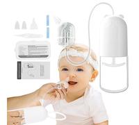 Aspirador mano, Succionador nariz sin ruido, aspirador nariz para niños, Booger Sucker, Kid Nose Aspirator Manual, para niños, niñas, uso diario, viajes Qihuyi