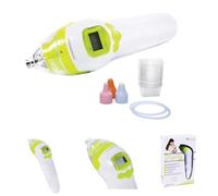 Aspirador nasal eléctrico, aspirador de secreción nasal, 3 adaptadores, sin BPA, desde el nacimiento
