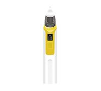 Aspirador nasal eléctrico para bebé, succión de nariz recargable por USB, potente limpiador de nariz con 6 niveles de succión, 2 puntas de silicona, limpiador de nariz para recién nacidos, bebés, niños pequeños (amarillo)