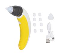 Aspirador Nasal para Bebés, Aspirador Nasal Eléctrico de Silicona Suave para Bebés, Dispositivo Limpiador de Mocos para la Nariz, Limpiador Eléctrico de Mocos para la Nariz del Bebé(amarillo)